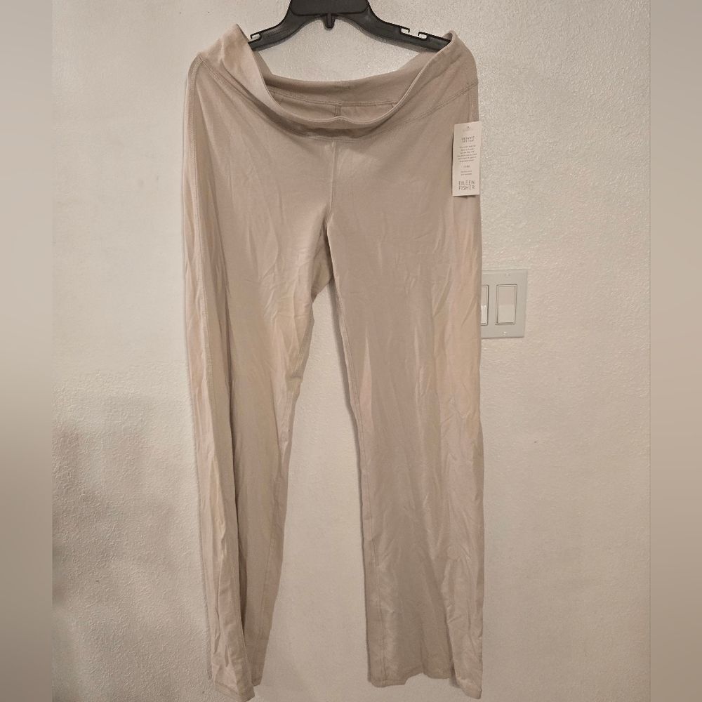 Eileen Fisher Flare Yoga Legging Organic Cotton Size Small